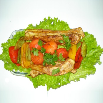 Qızardılmış tərəvəz